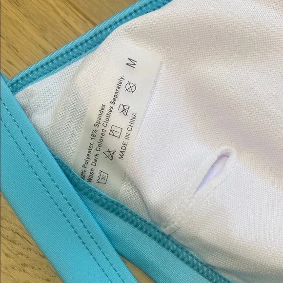 Blue Triangle Bikini Set - Picture 5 of 8